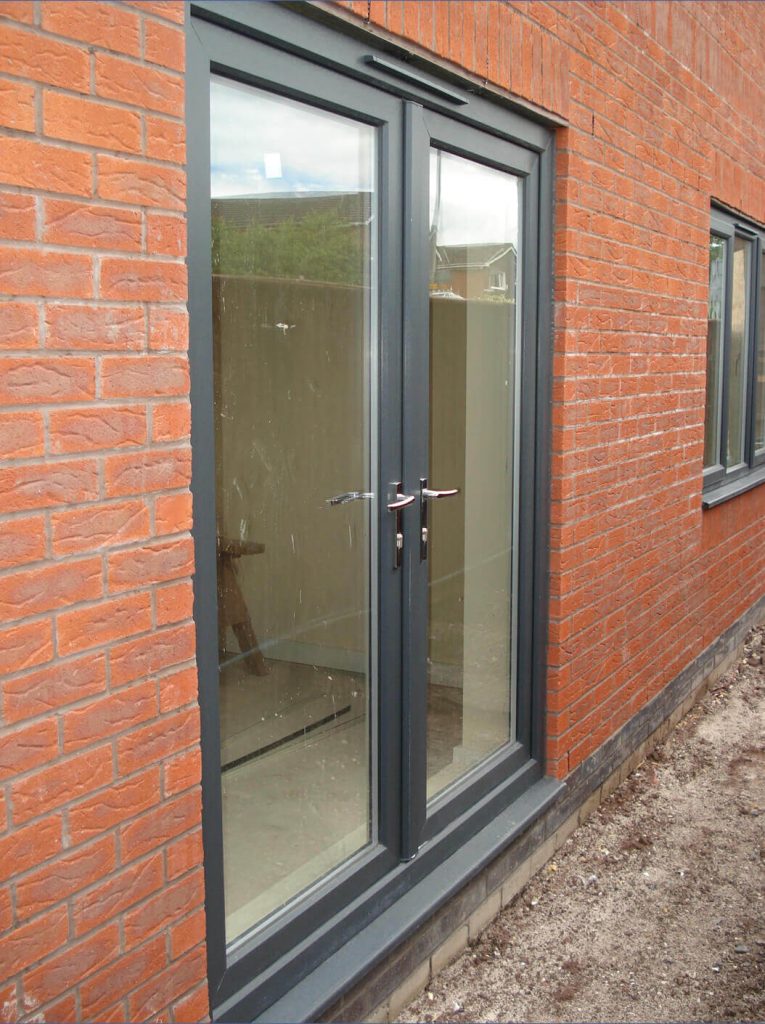 Black French Doors