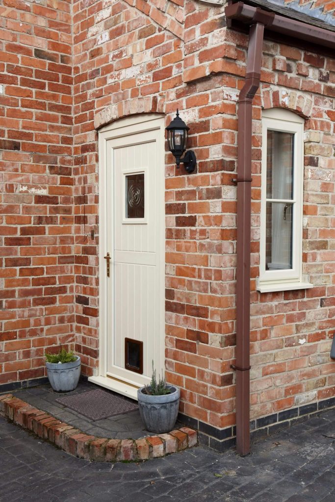 Cream Back Door