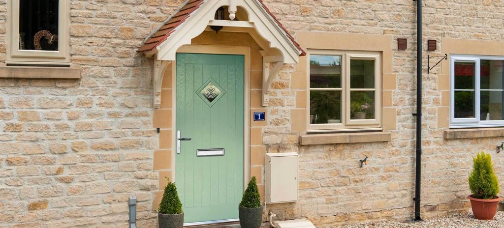 Green Composite Door