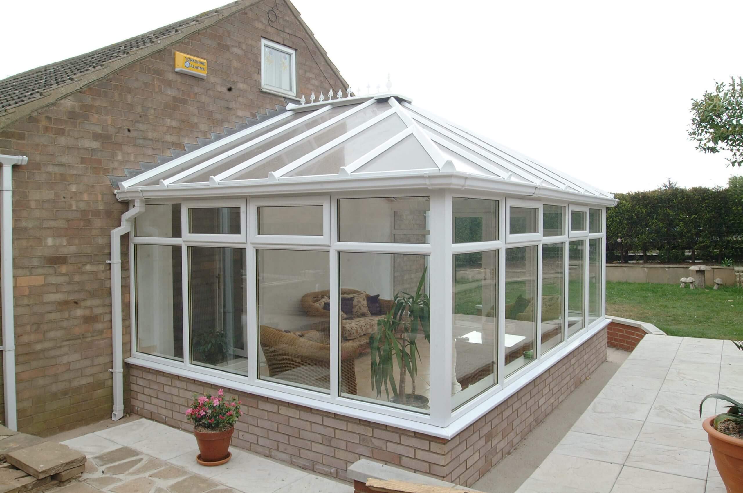 White uPVC Edwardian Conservatory