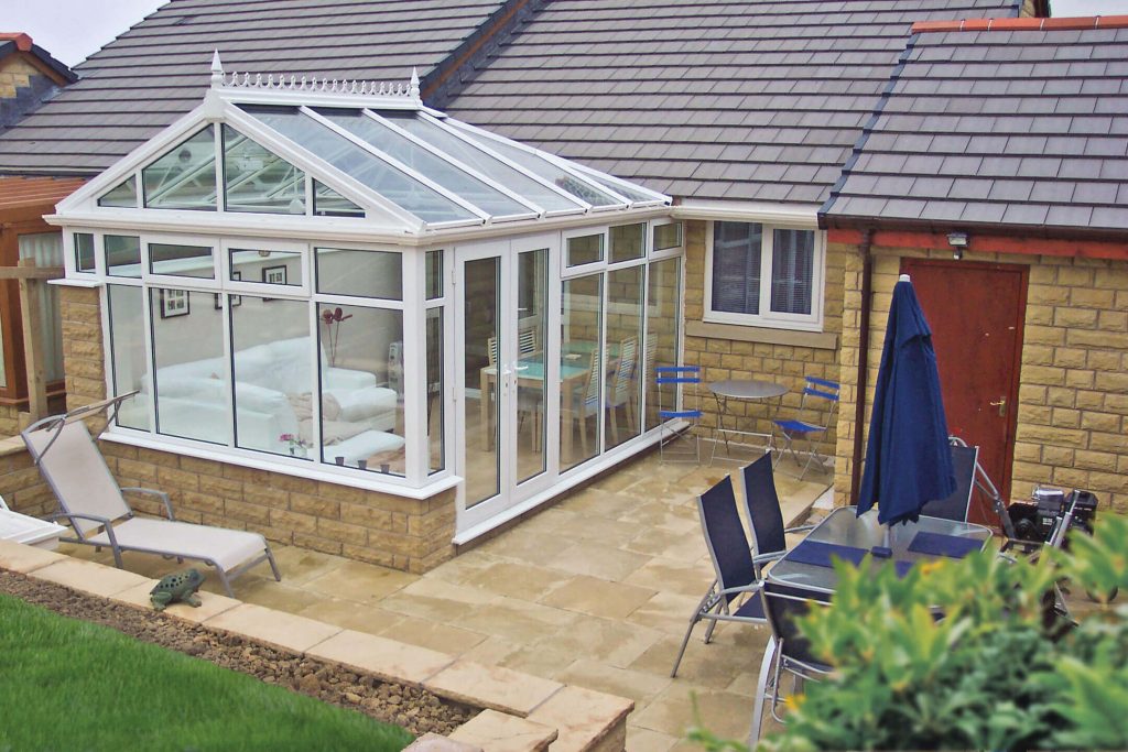 White uPVC Gable Conservatory