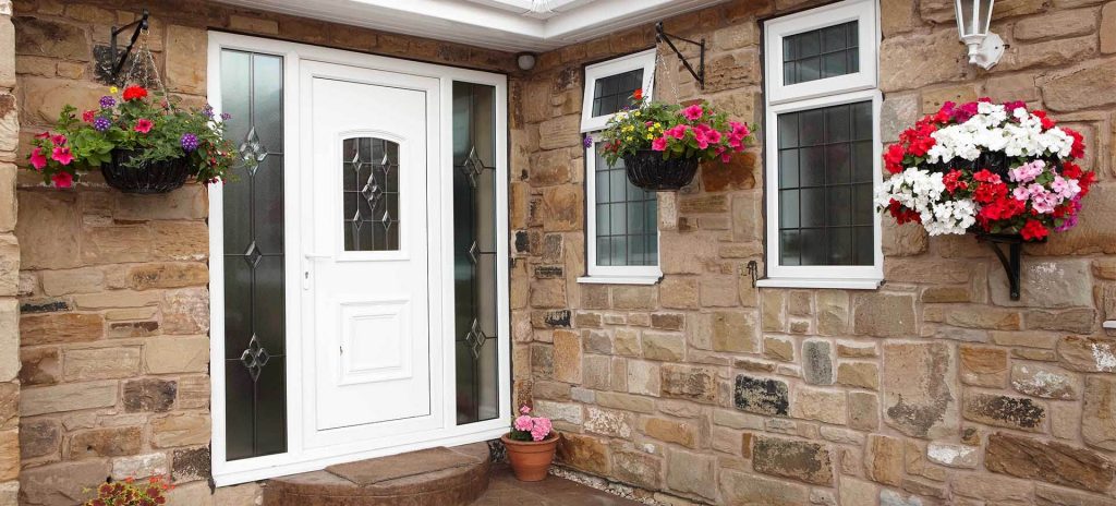 White Entrance Door