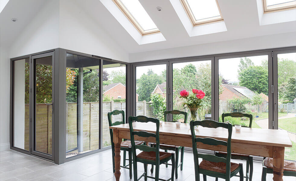 Large Aluminium Bifold Doors