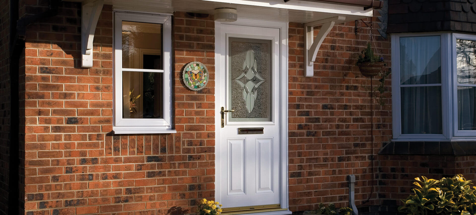 White Composite Door