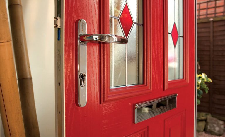 Red Composite Door