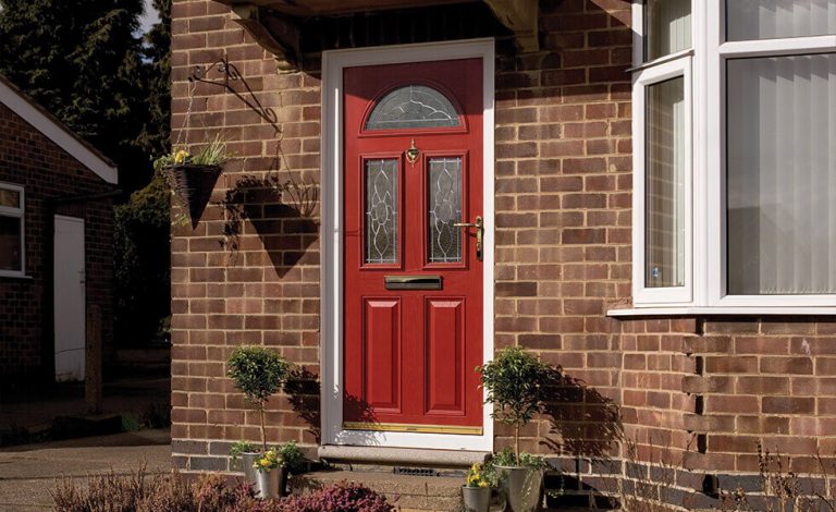 Red Entrance Door