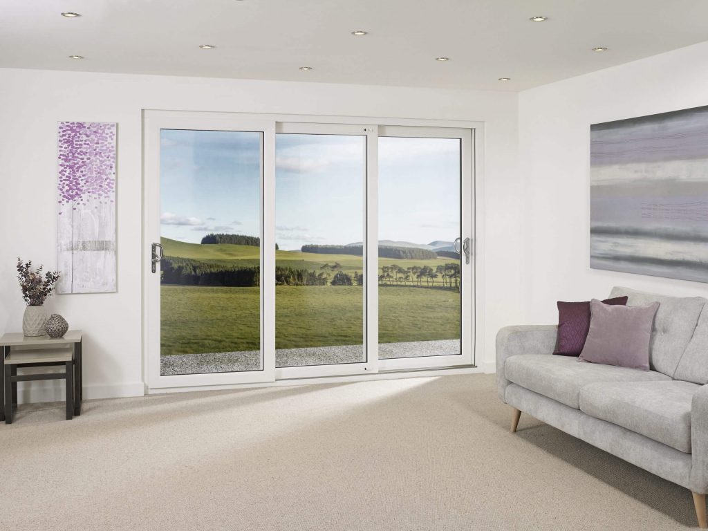 White Sliding Patio Door