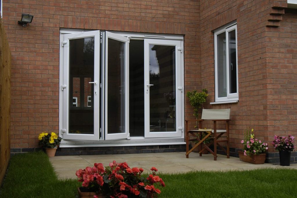 White uPVC Bifold Doors