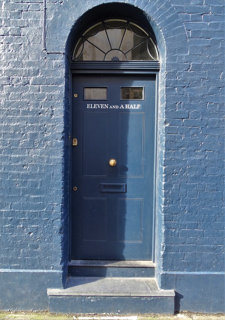 exterior shot of eleven and a half door